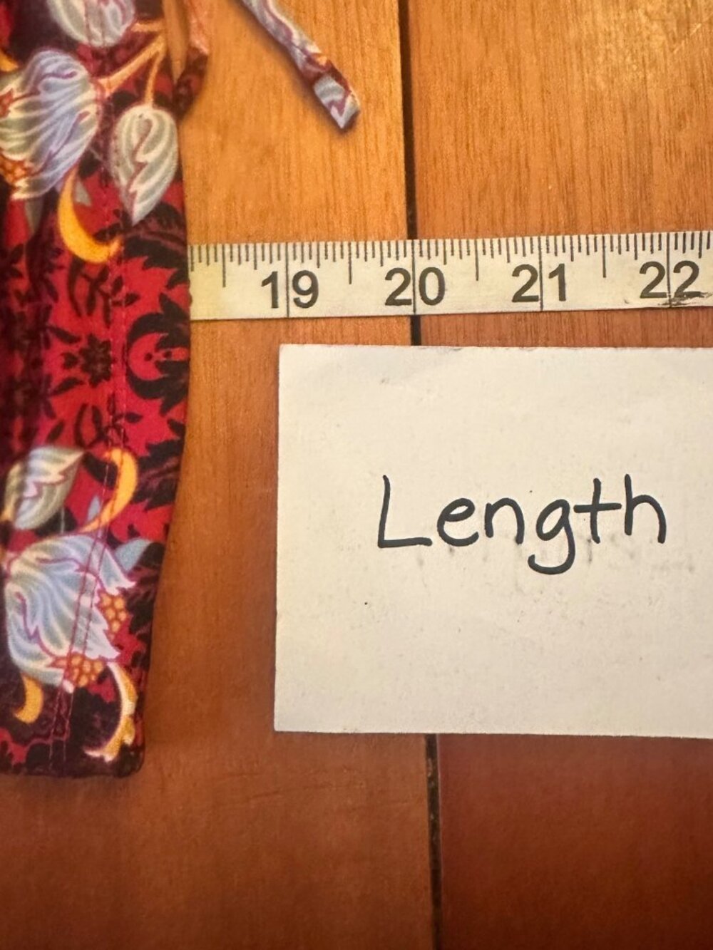 Guess Floral Long Sleeve Ruched Stretch Top Red Yellow Purple M - Picture 4 of 5